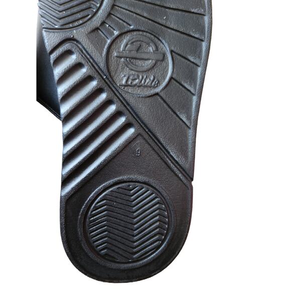 I Slides Black Slide On Adjustable‎ Sandals Ram Men's Size 9 - Picture 4 of 9